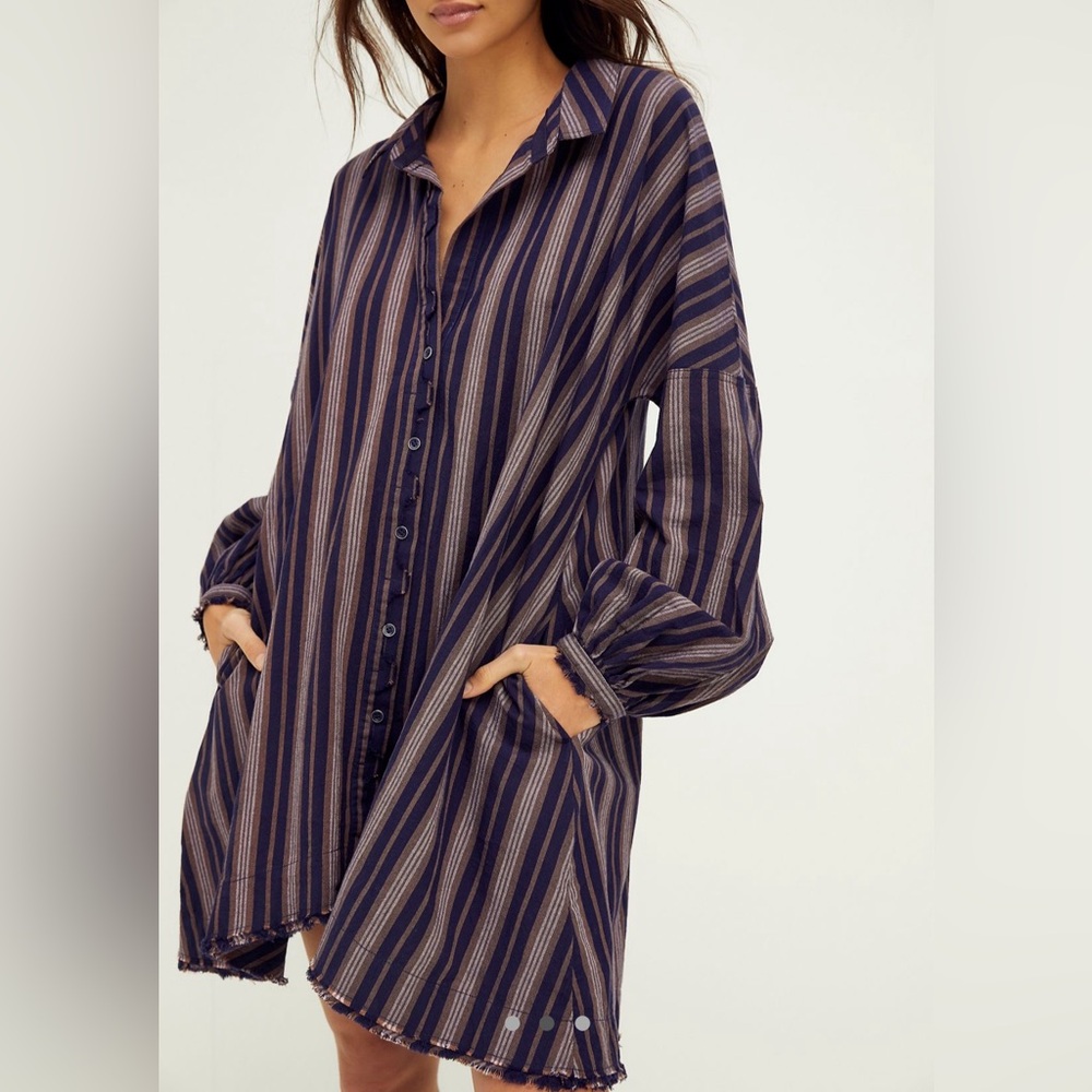 Free People We the Free Whistler Stripe Tunic/Dress